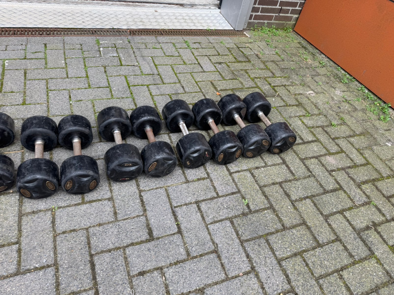 Lifemaxx vaste Dumbells 9kg t/m 20kg, Ophalen, Gebruikt, Dumbbell
