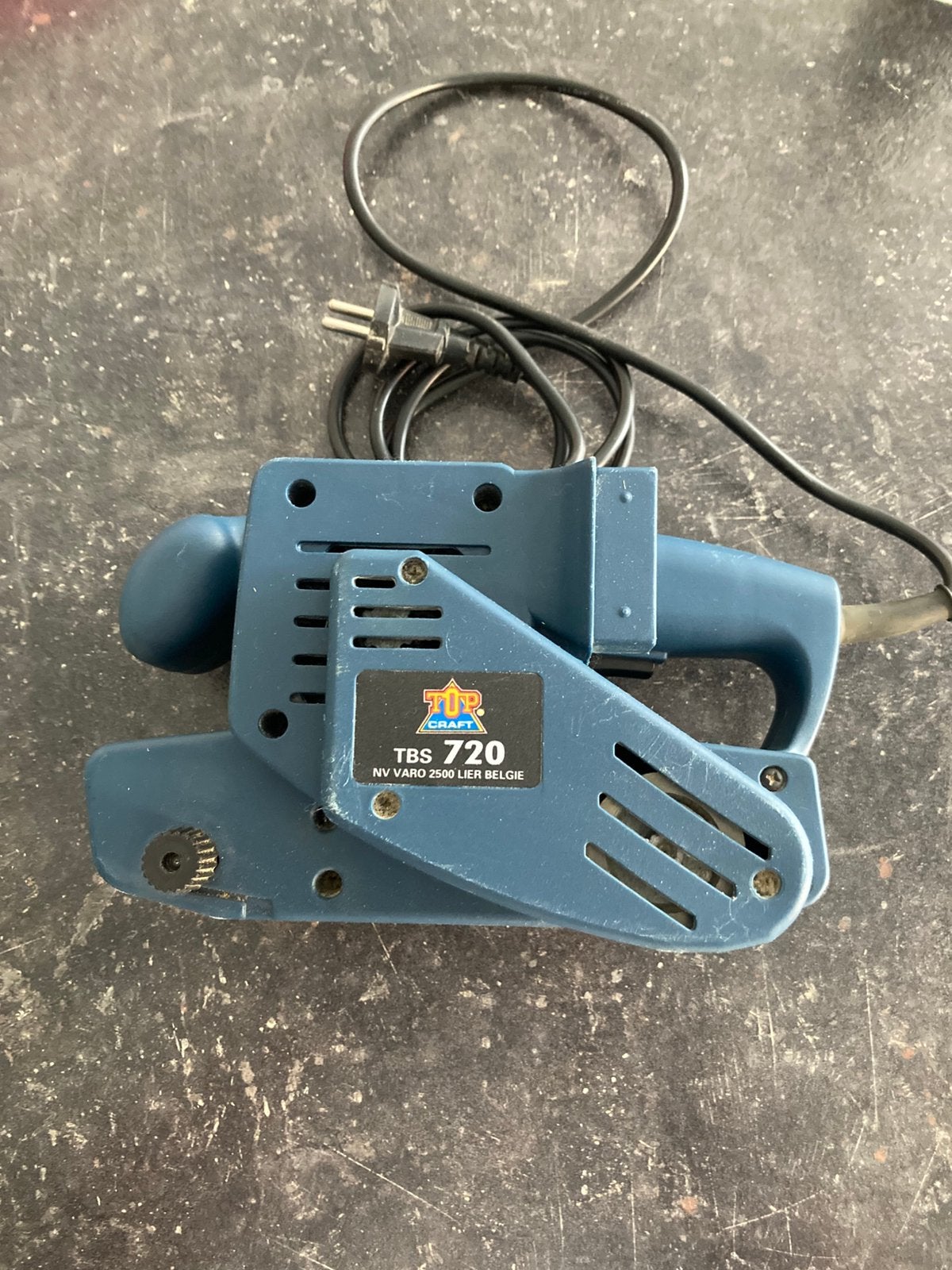 Top Craft Bandschuurmachine TBS 720 | 720W | In Goede Staat!, Ophalen, Gebruikt, 600 tot 1200 watt, Bandschuurmachine