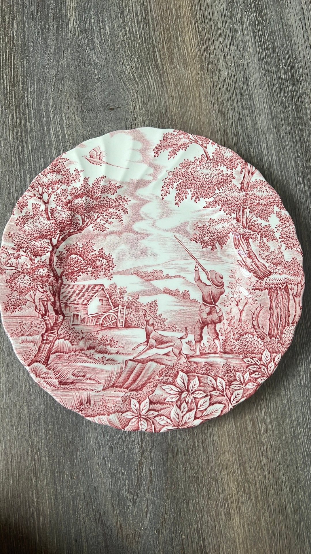 The Hunter by Myott 6 borden, Antiek en Kunst, Antiek | Servies los, Ophalen of Verzenden
