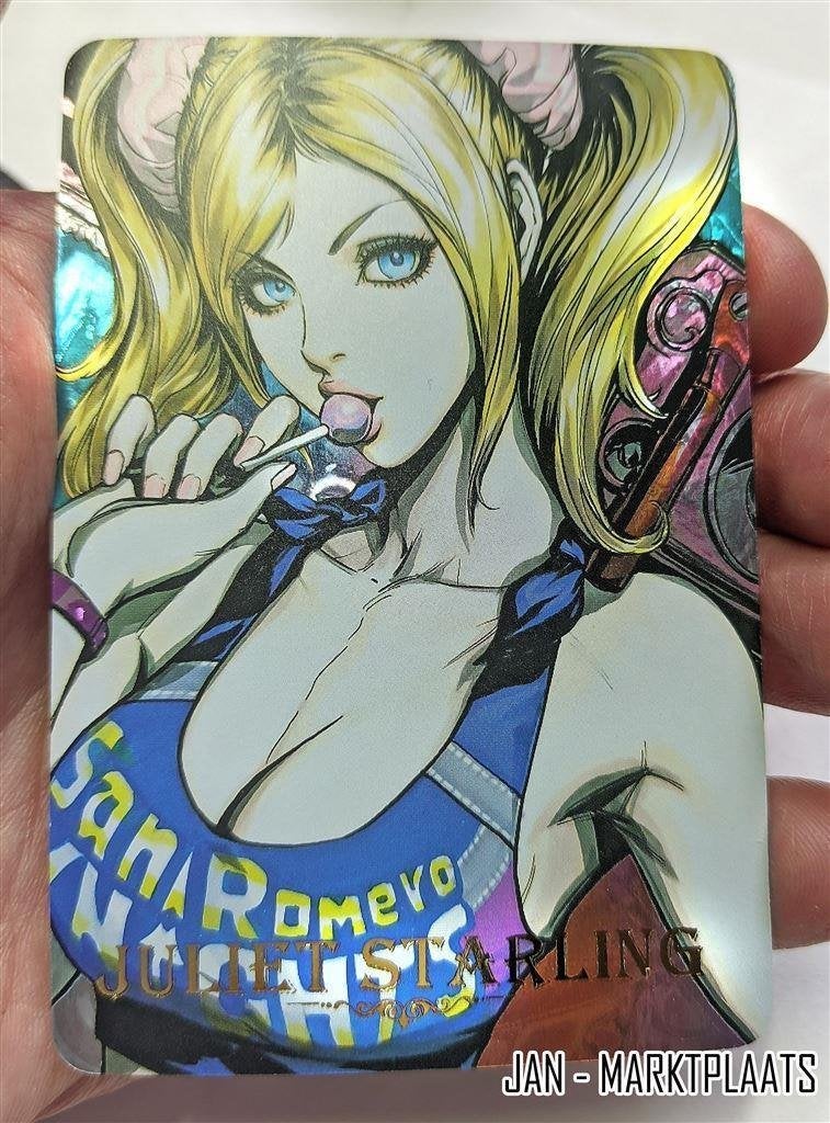 Juliet Starling | Lollipop Chainsaw Game Foil Holo Card, Verzenden, Kuifje, Nieuw, Beeldje of Figuurtje