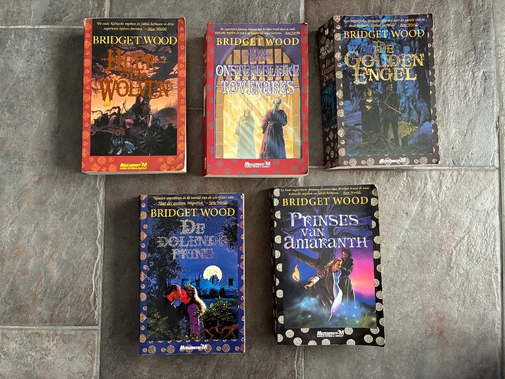 5 boeken van Bridget Wood, Boeken, Ophalen of Verzenden, Gelezen, Bridget Wood