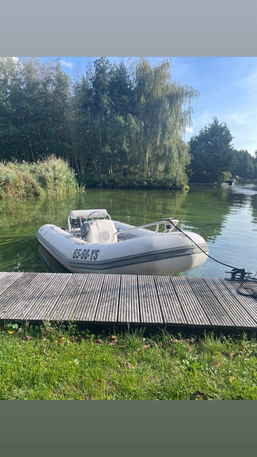 Zodiac yachtline 380 rubberboot met motor