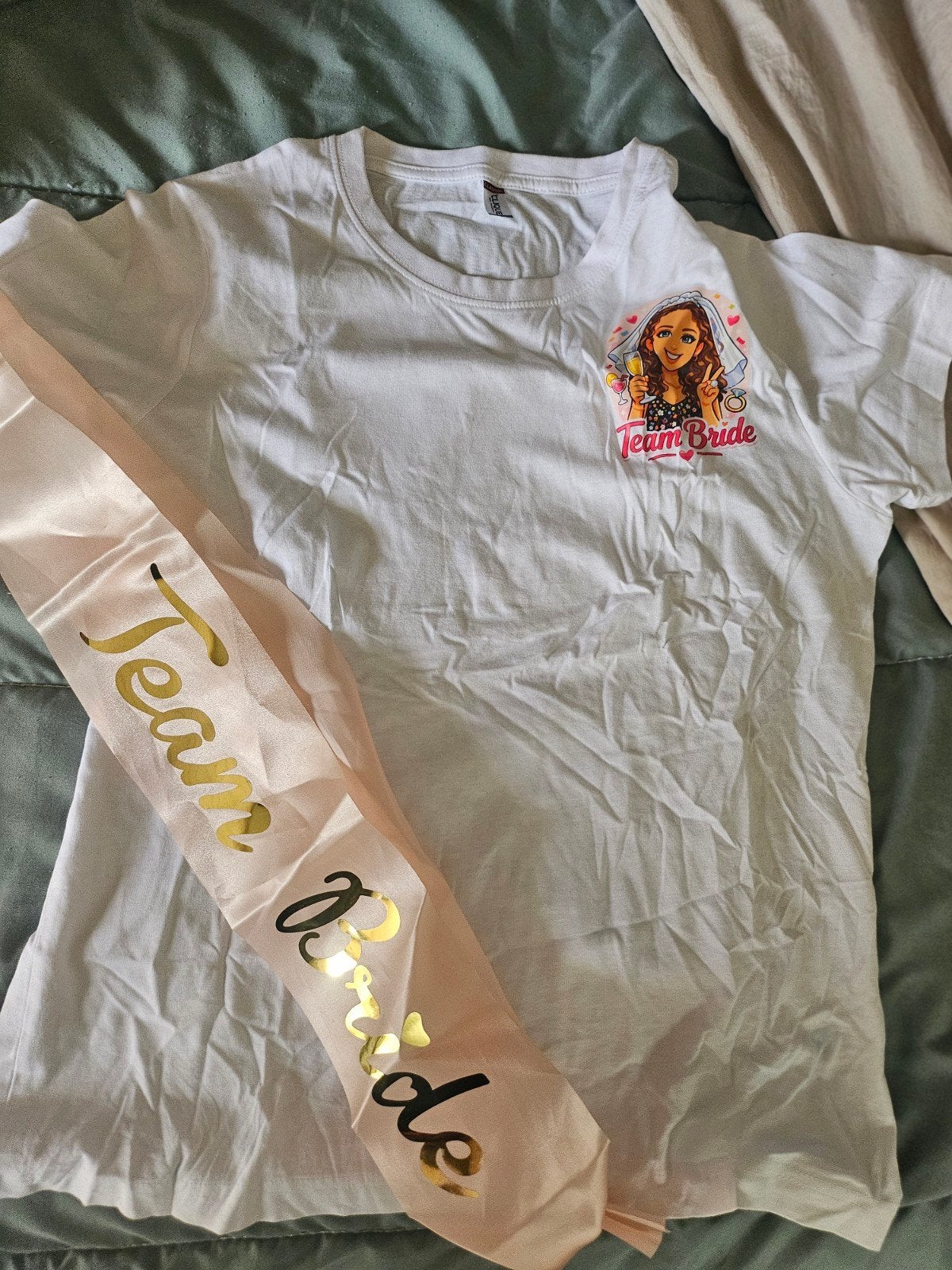 Team Bride T-shirt Vrijgezellenfeestje Maat M/38, Ophalen of Verzenden