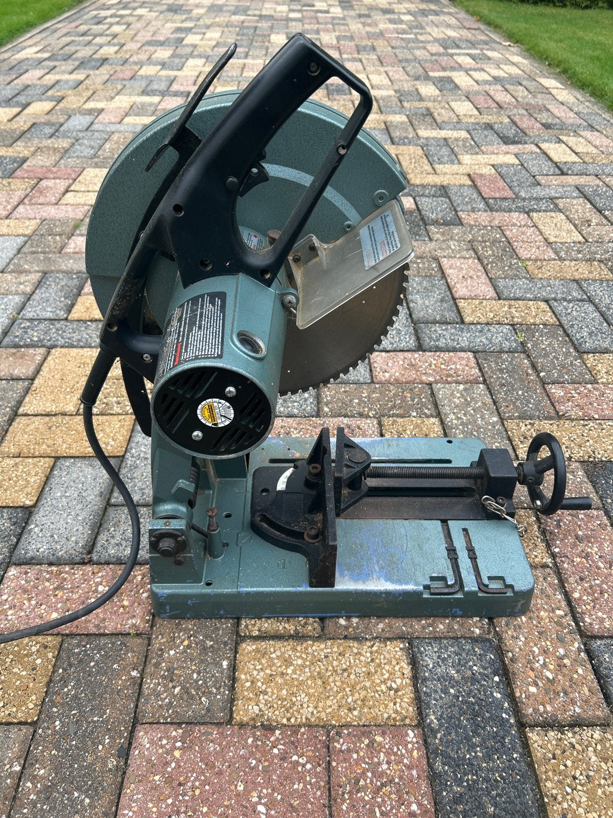 Robuuste afkortzaag voor metaalbewerking, Gebruikt, 70 mm of meer, Ophalen of Verzenden, Afkortzaag