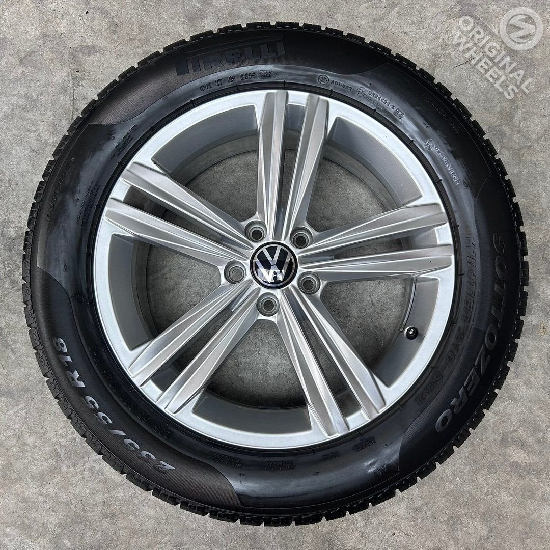 ✅18 inch originele Sebring velgen + winterbanden VW Tiguan, Auto-onderdelen, 18 inch, Gebruikt, -, -