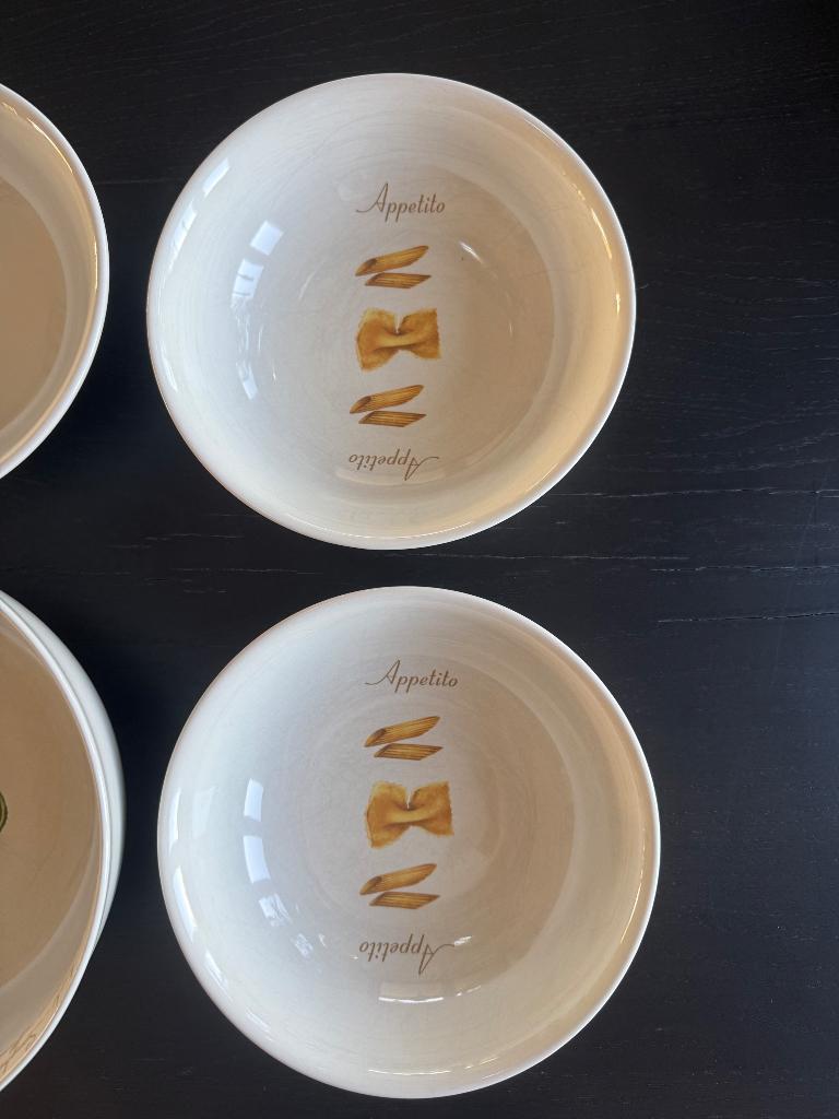 Pastaborden, Huis en Inrichting, Keuken | Servies, Ophalen, Zo goed als nieuw, Kom(men), Overige stijlen