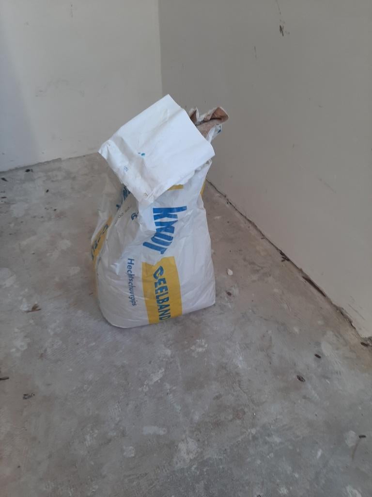 zak knauf hechtschuurgips, Doe-het-zelf en Verbouw, Overige materialen, Gebruikt, Minder dan 5 m², Ophalen