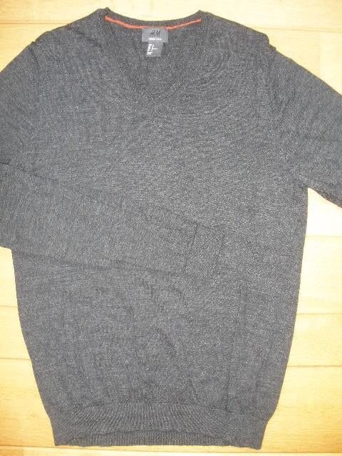 H&M trui donker grijs wol maat M, Kleding | Heren, Truien en Vesten, Maat 48/50 (M), Ophalen of Verzenden, Zo goed als nieuw, Grijs