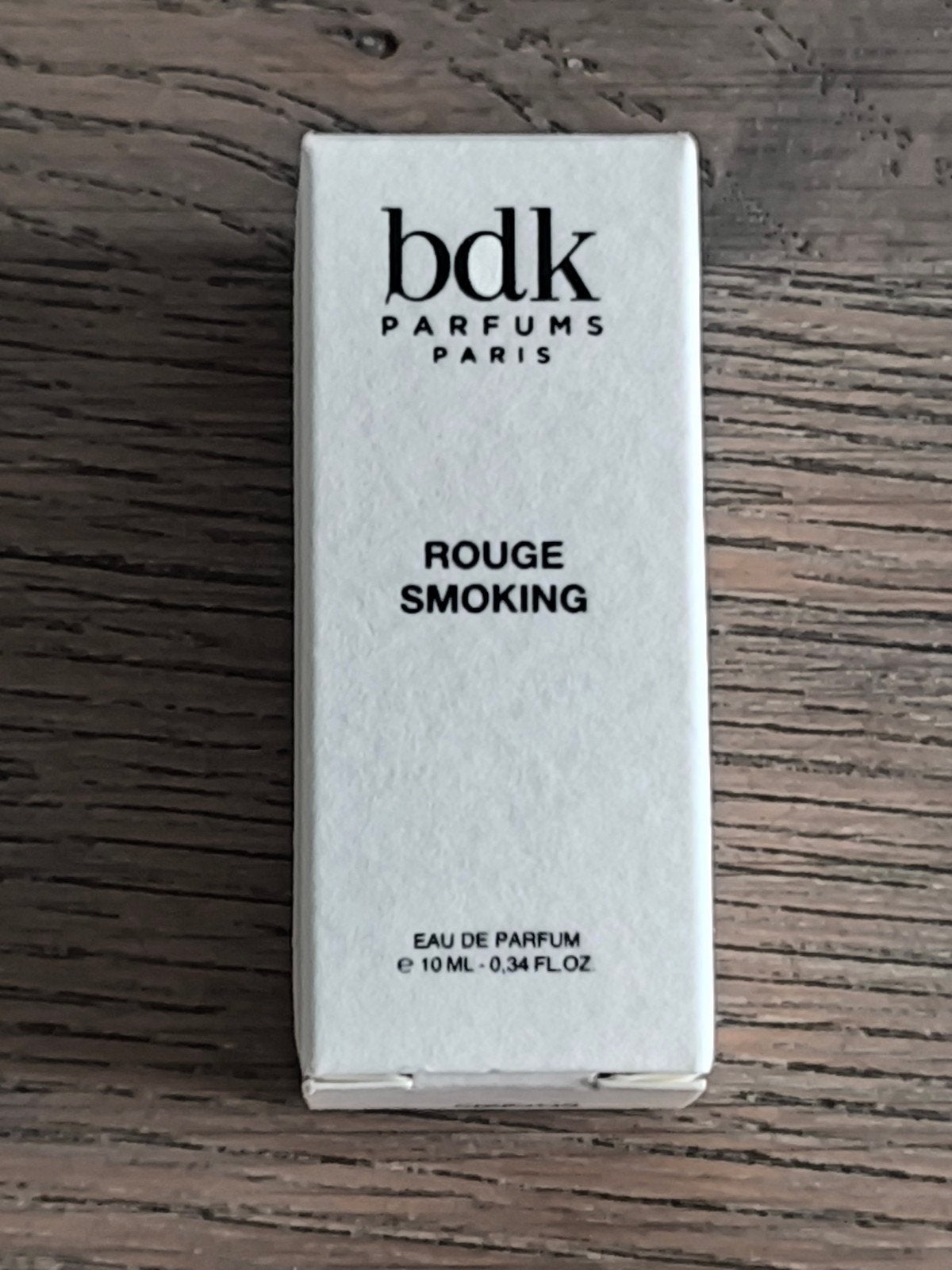 BDK Parfums Rouge Smoking Eau de Parfum 10ml, Ophalen of Verzenden, Zo goed als nieuw