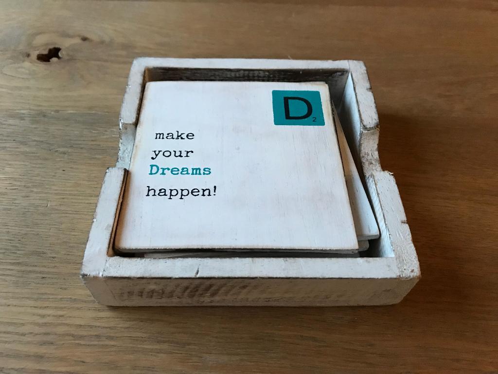 Onderzetters van hout, Huis en Inrichting, Ophalen of Verzenden, Zo goed als nieuw