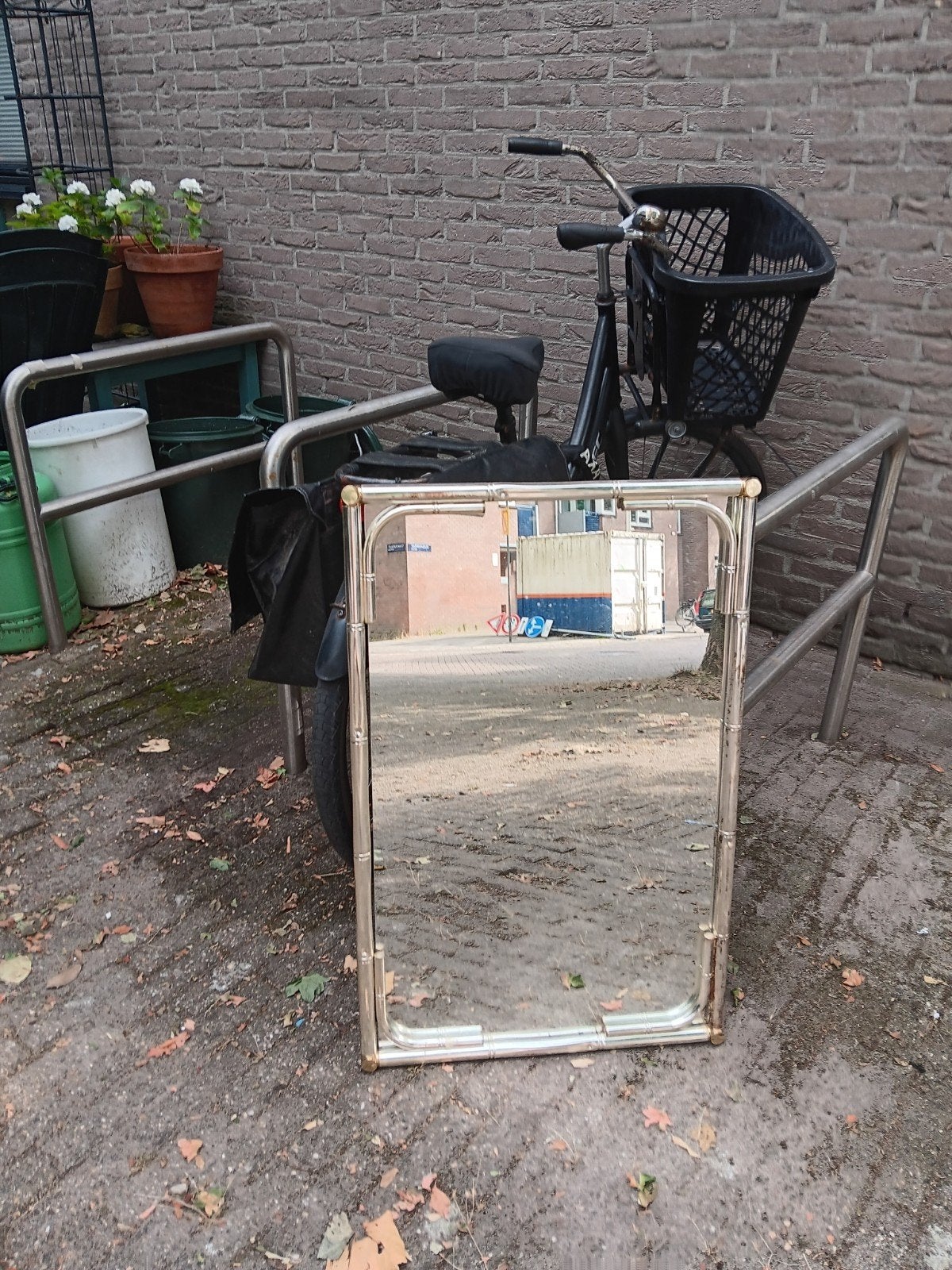 Aparte spiegel lijst van ijzer, Ophalen, Rechthoekig, Minder dan 100 cm