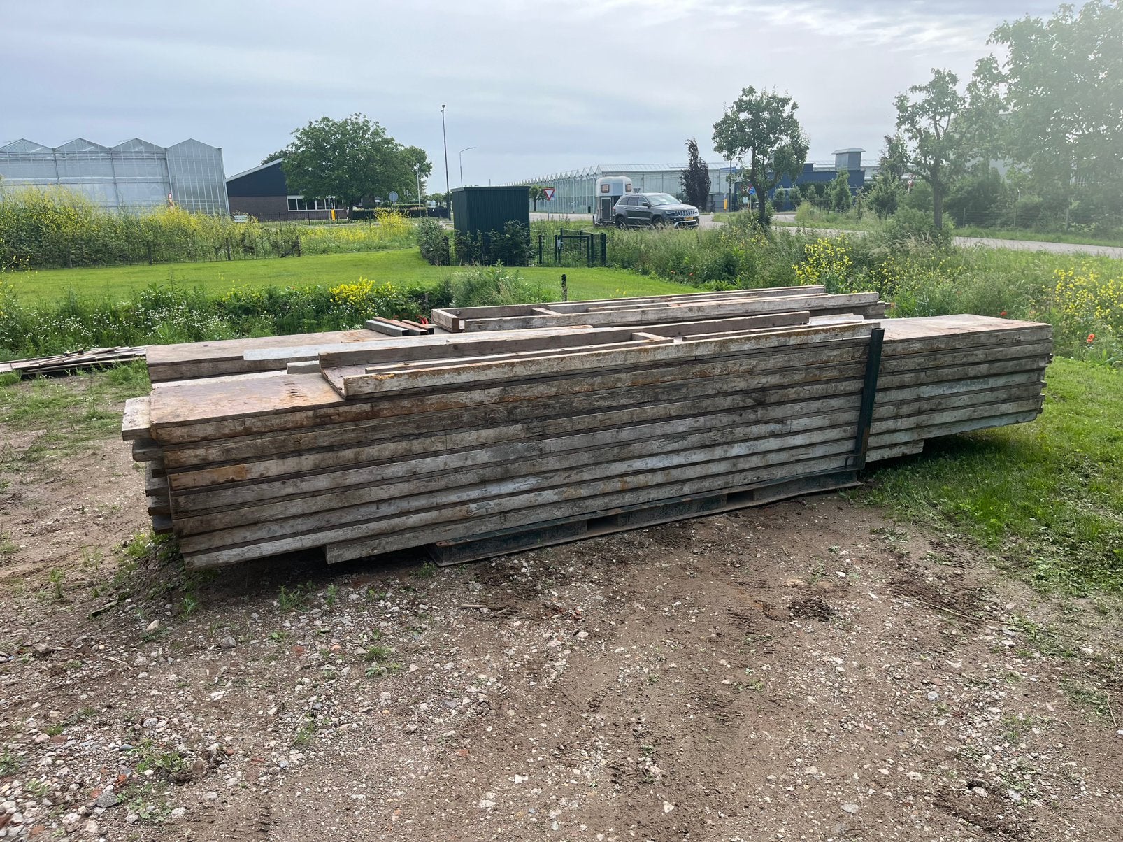 Funderings bekisting 630/5000 compleet, Ophalen, Gebruikt, 25 tot 50 mm, Plank