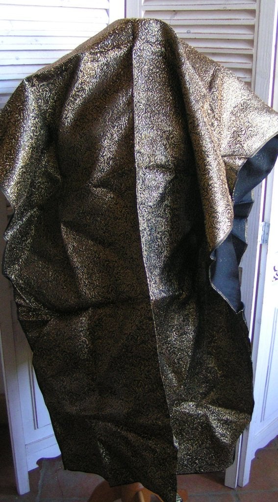 coupon brokaat stof nr YY 1189 ger carola, Hobby en Vrije tijd, Stoffen en Lappen, Verzenden, Nieuw, 30 tot 120 cm, Polyester