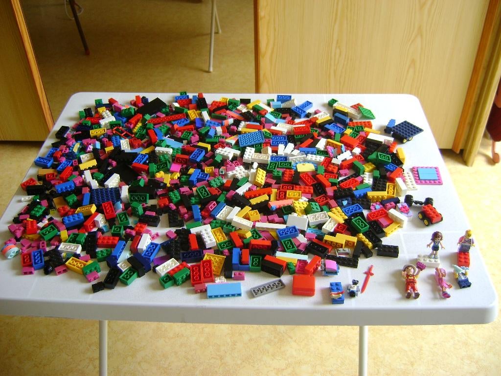 1300gram lego merendeels en past op lego verschillende maten, Kinderen en Baby's, Speelgoed | Duplo en Lego, Ophalen of Verzenden