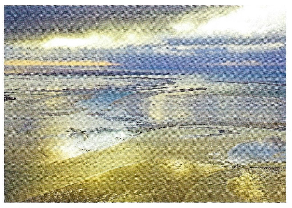 Ansichtkaart  	KNRM 200 jaar Redders op Zee	Wadden, Verzenden, 1980 tot heden, Gelopen, Natuur