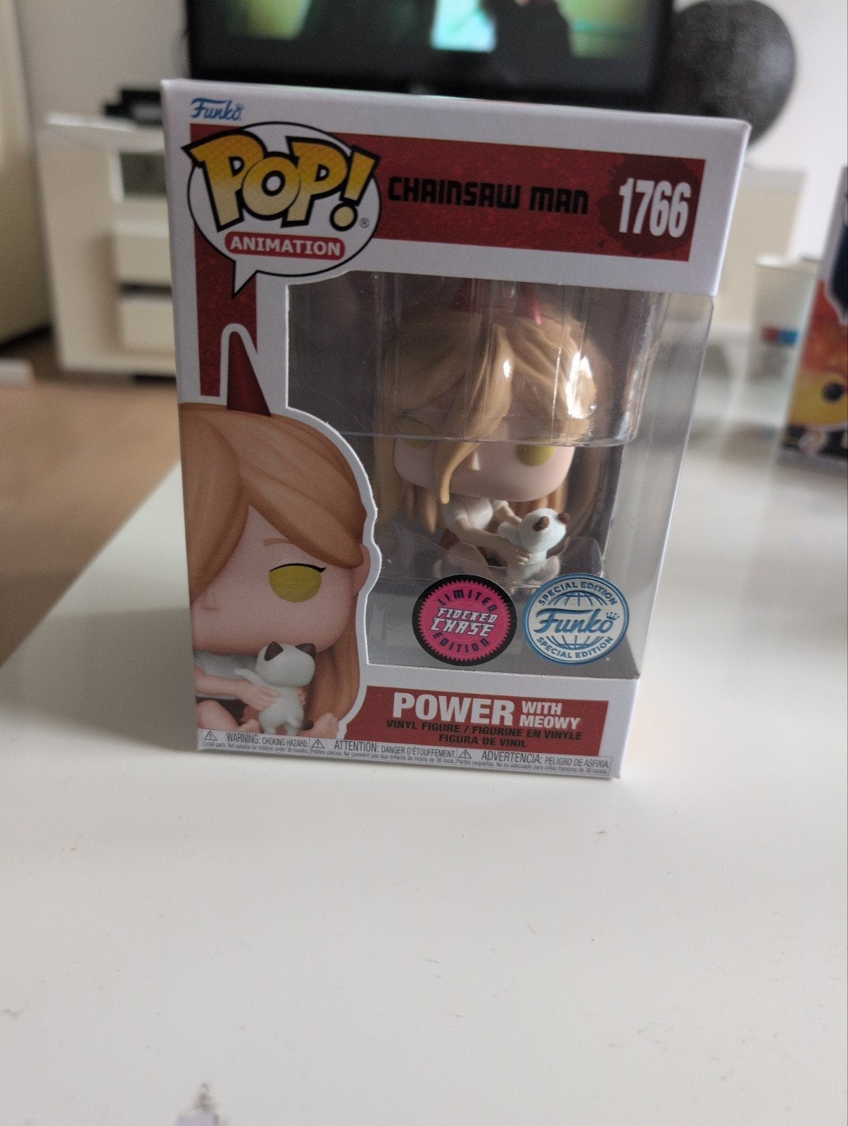 Funko Pop! Power with Meowy Flocked Chase Chainsaw Man, Ophalen of Verzenden, Nieuw