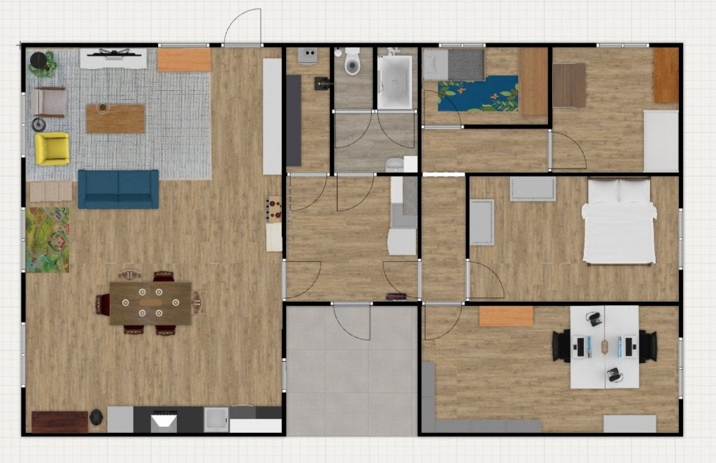 Ruime woonunit | 126 m² | 54 m² woonkamer + 4 (slaap)kamers, Ophalen, Gebruikt