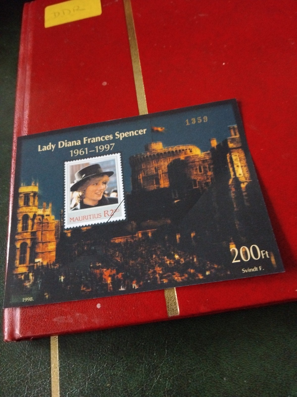 souvenirblok Hongarije LADY DIANA  Frances SPENCER, Ophalen of Verzenden