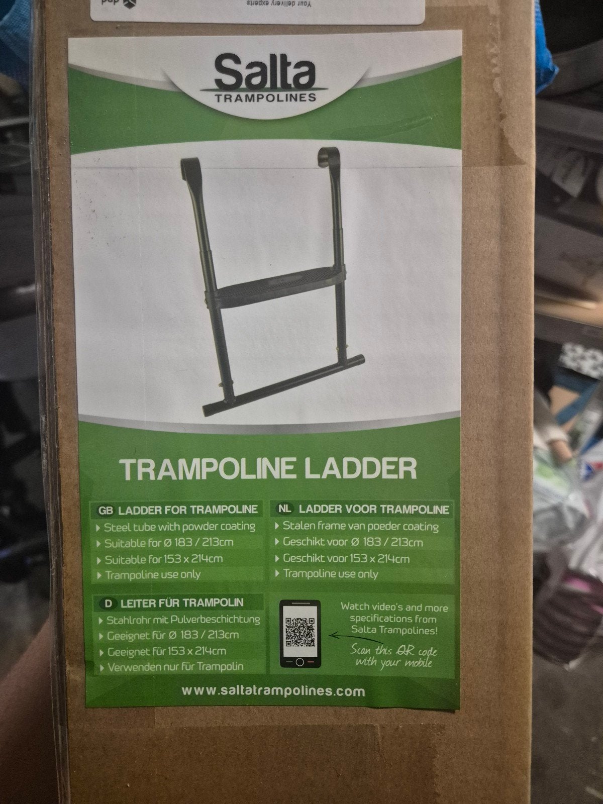 Salta Trampoline Ladder - Nieuw in doos, Ophalen, Nieuw