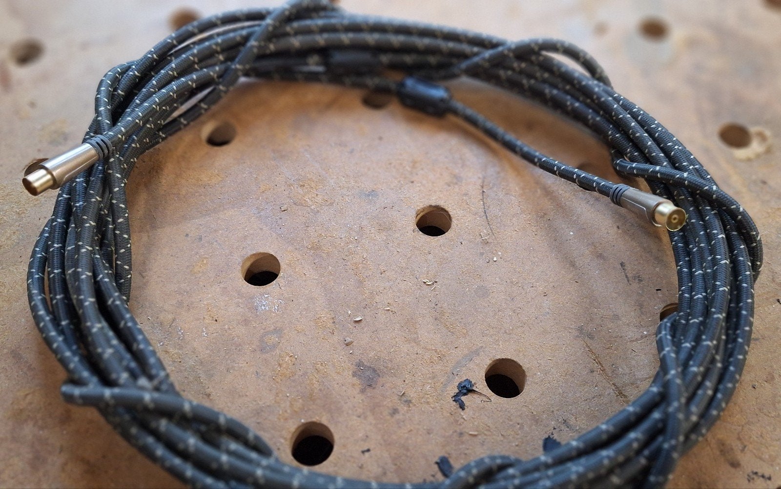 Hama Coaxiale Kabel - 5 meter, Ophalen of Verzenden, Gebruikt, 2 tot 5 meter, Coaxiale kabel