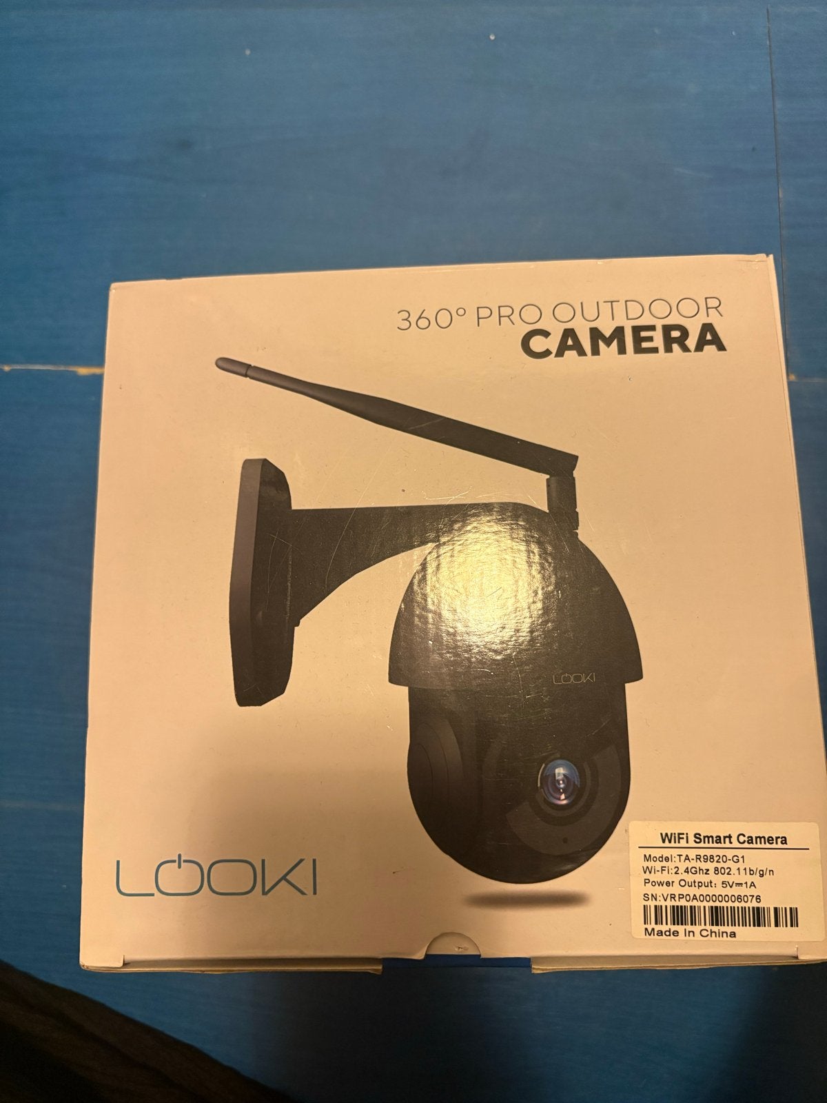 LOOKI 360 Pro Outdoor Camera - Wifi Smart Camera, Audio, Tv en Foto, Videobewaking, Ophalen, Nieuw, Buitencamera
