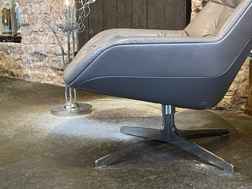 De Sede draaifauteuil ds-144/101, Ophalen, Nieuw, 75 tot 100 cm, Leer