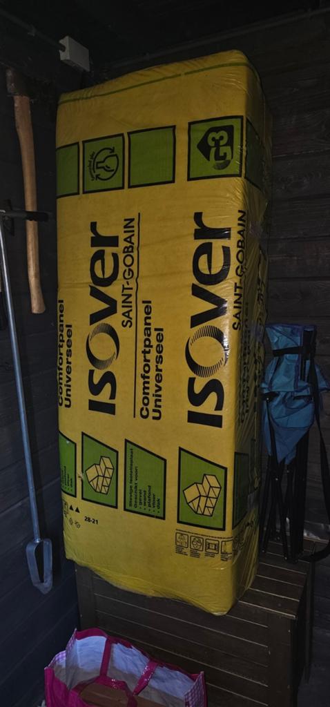 ISOVER Comfortpanel Universeel Isolatie Glaswol, Doe-het-zelf en Verbouw, Isolatie en Afdichting, 12 cm of meer, Nieuw, Ophalen of Verzenden
