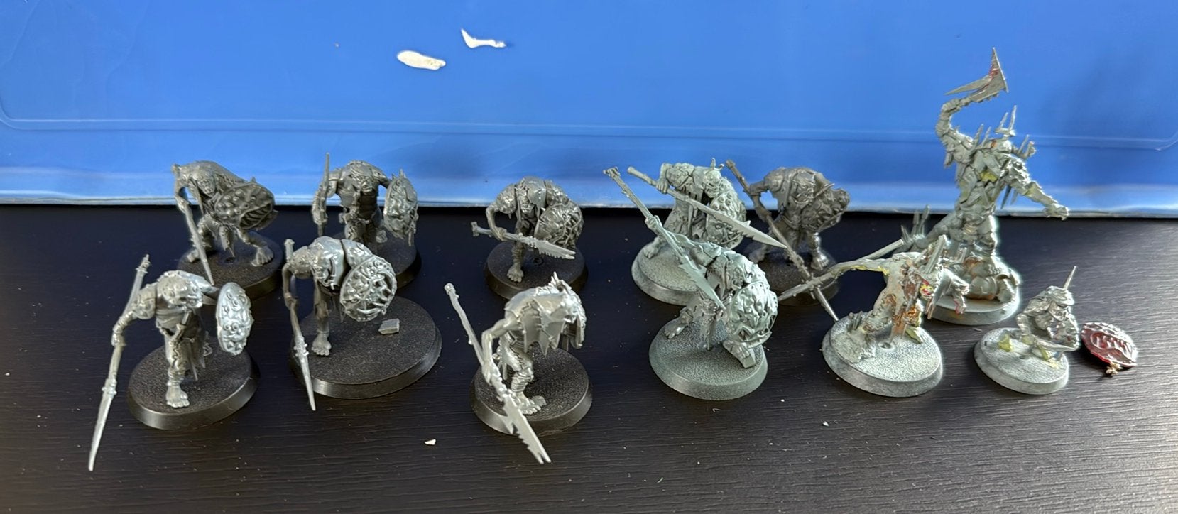 Warhammer AOS Orruk Kruleboyz, Ophalen of Verzenden, Zo goed als nieuw, Staal