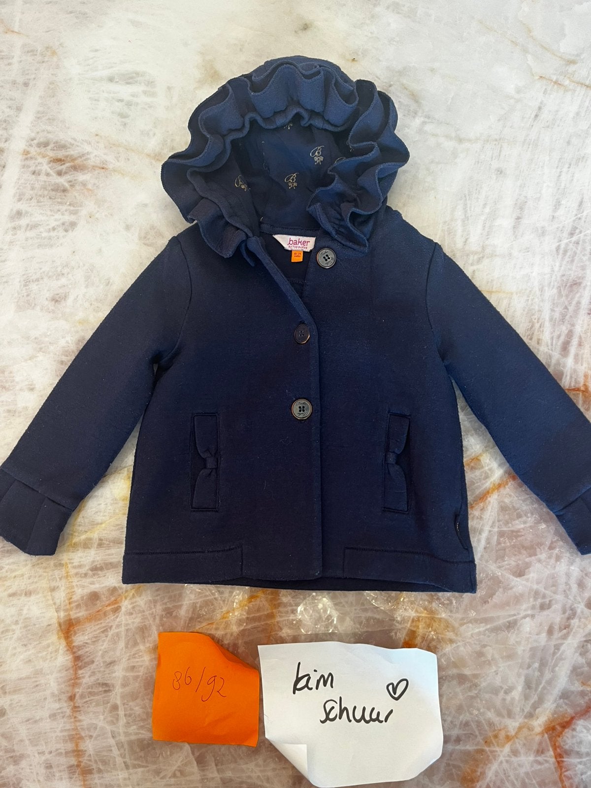 Tussenjas Ted baker blauw 86, Ophalen of Verzenden, Zo goed als nieuw, Jongetje, Jasje