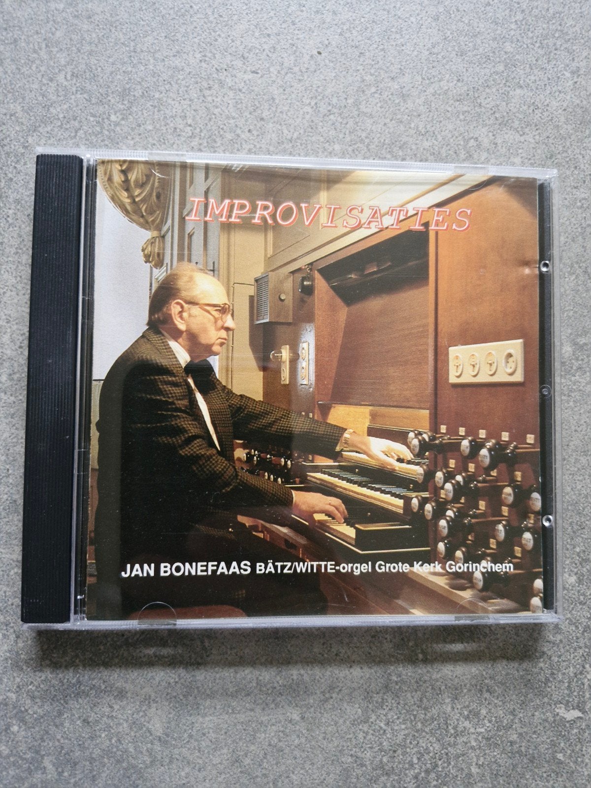 Orgel CD Jan Bonefaas - Improvisaties Grote Kerk Gorinchem, Inclusief boekje, Overige componisten, Ophalen of Verzenden, Zo goed als nieuw