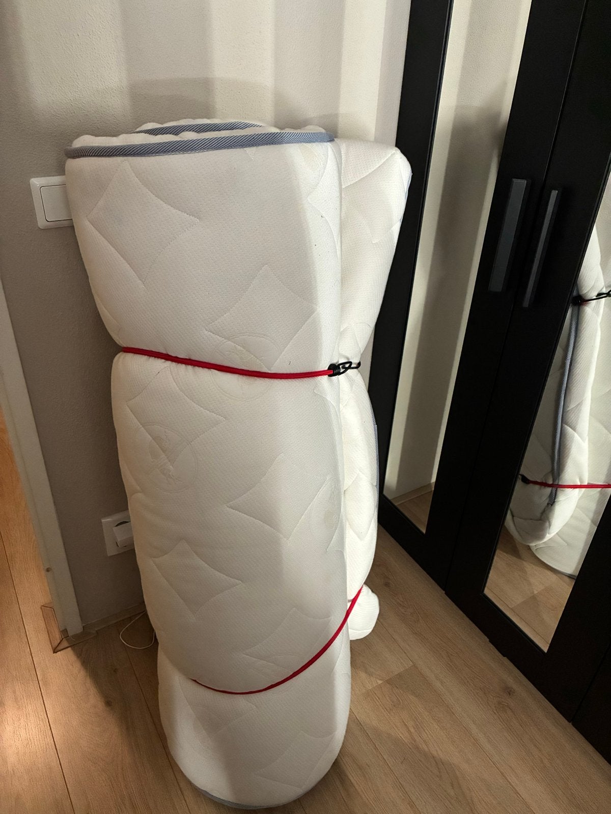 Topper Frans bed 7 cm anti bedmijt 120x200 caravan bed, Ophalen, Gebruikt, Twijfelaar, 200 cm