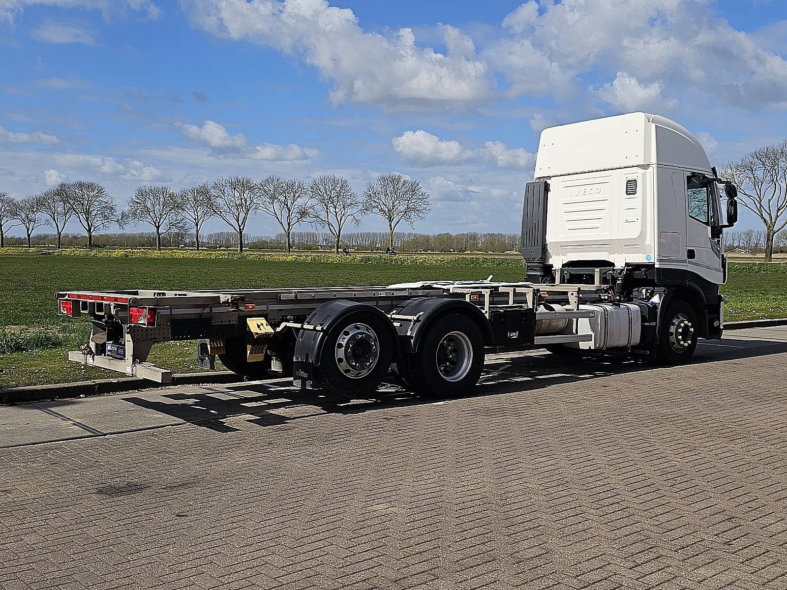 IVECO AS260S42 STRALIS 6x2 intarder alcoa's, Auto's, Vrachtwagens, Automaat, Euro 6, Iveco, Wit