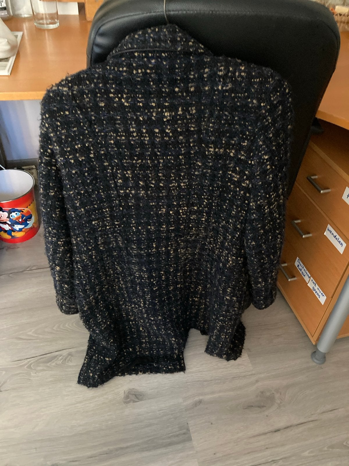Barbara Lebek dames winterjas maat 38, Ophalen of Verzenden, Gedragen, Maat 38/40 (M), Zwart