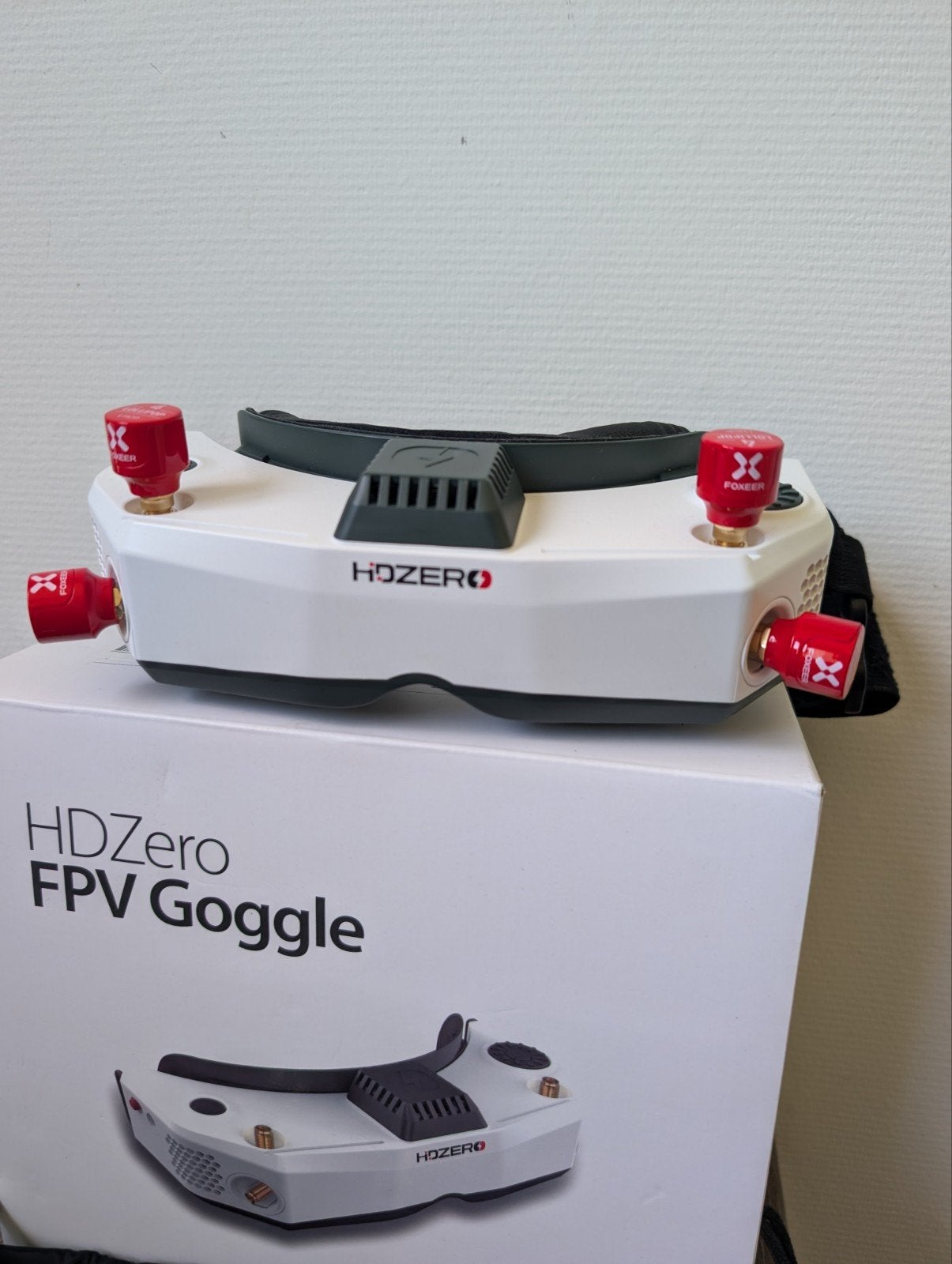 HDzero Goggles V1 met Foxeer & ORT antennes, Ophalen of Verzenden, Zo goed als nieuw