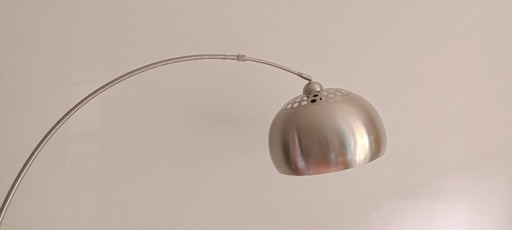 prachtige booglamp en misschien wel design, Overige merken, E27 (groot), Zo goed als nieuw, Zilver
