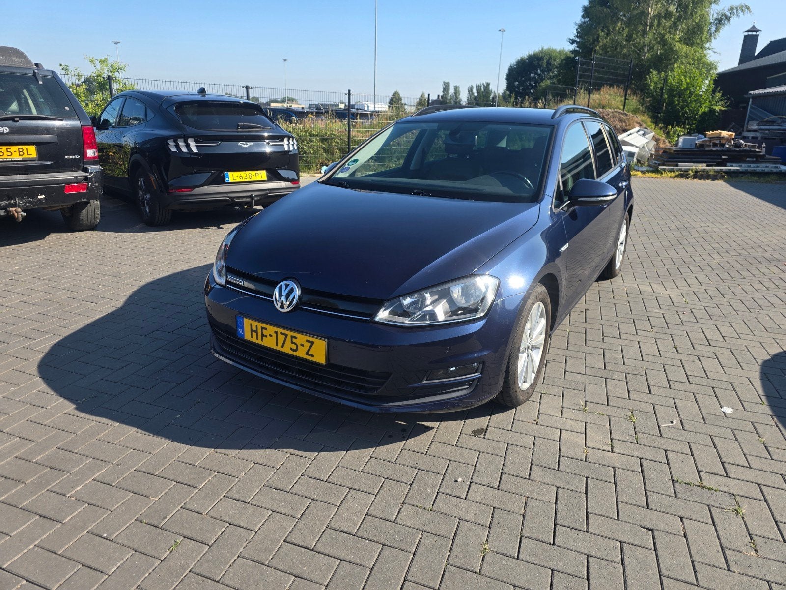 Volkswagen Golf 1.0 TSI 85KW Variant Dsg-7 2015 Blauw, Auto's, Navigatiesysteem, 650 kg, 115 pk, Golf