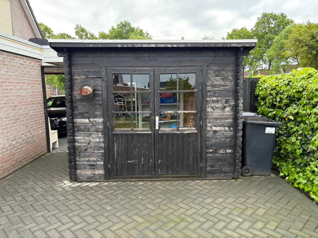 Blokhut 4x4, Ophalen, Zo goed als nieuw, 250 tot 500 cm, Blokhut