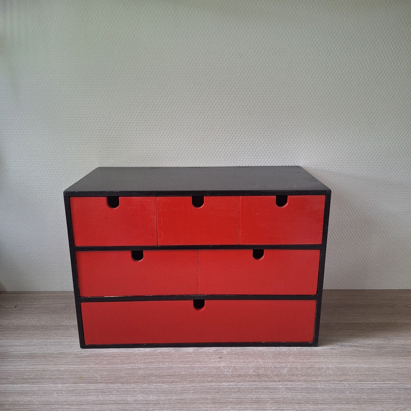 Ikea Moppe houten mini ladekast 42x20,5x28,5 cm., Ophalen of Verzenden, Gebruikt