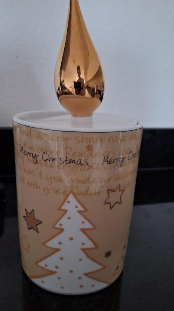 Voorraadpot Tric Santa's Reindeer, Diversen, Kerst, Ophalen of Verzenden