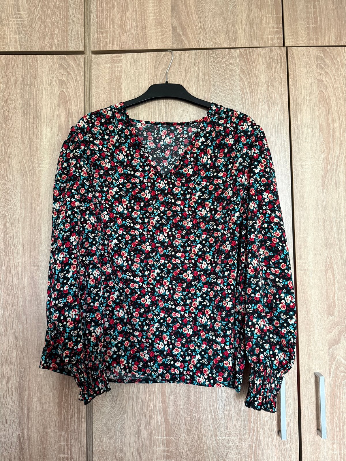 Shein bloemenprint blouse maat L, Meerkleurig, Maat 42/44 (L), Ophalen of Verzenden, Zo goed als nieuw
