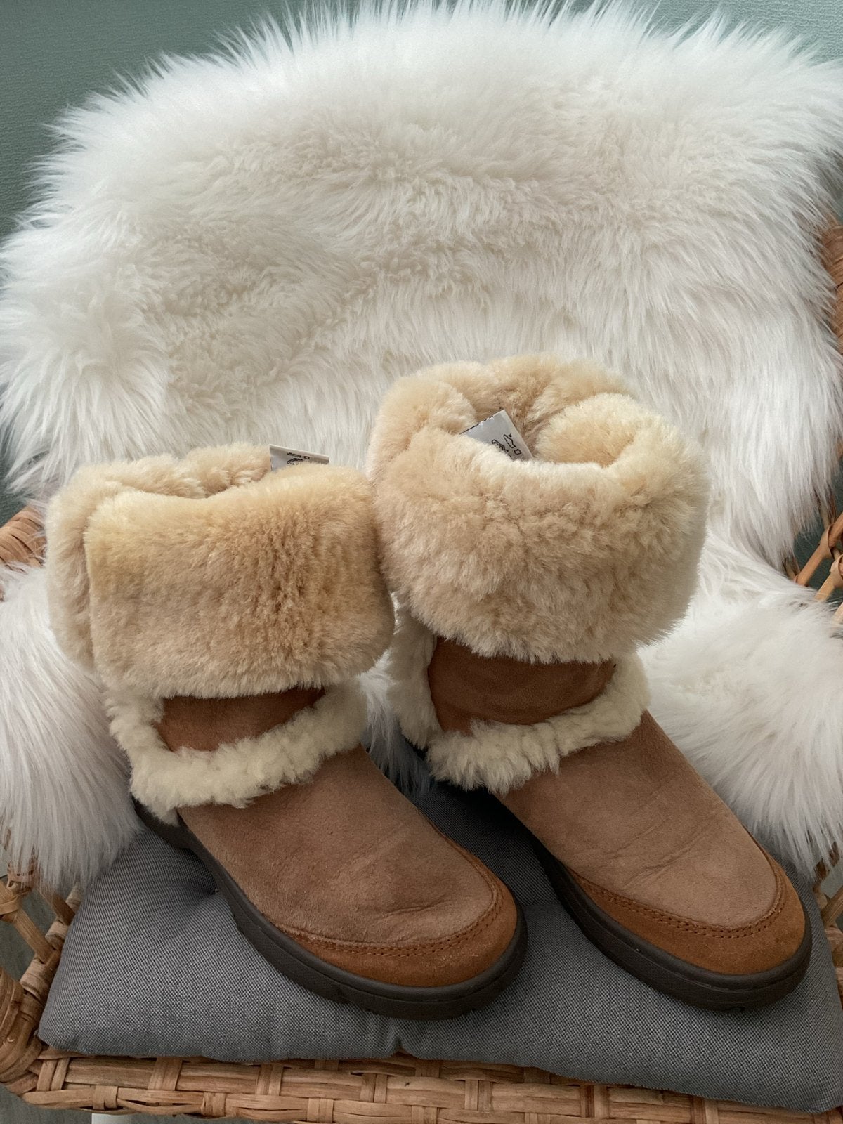 Uggs Klassieke Sunburst Tall Laarzen - Chestnut - Maat 39, Hoge laarzen, Bruin, Ophalen of Verzenden, Zo goed als nieuw