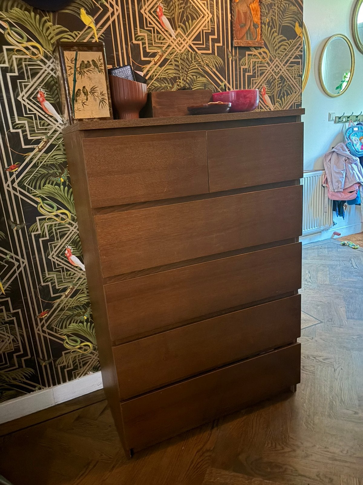 Malm Ladenkast Ikea, Ophalen, Gebruikt, 5 laden of meer, 100 tot 150 cm