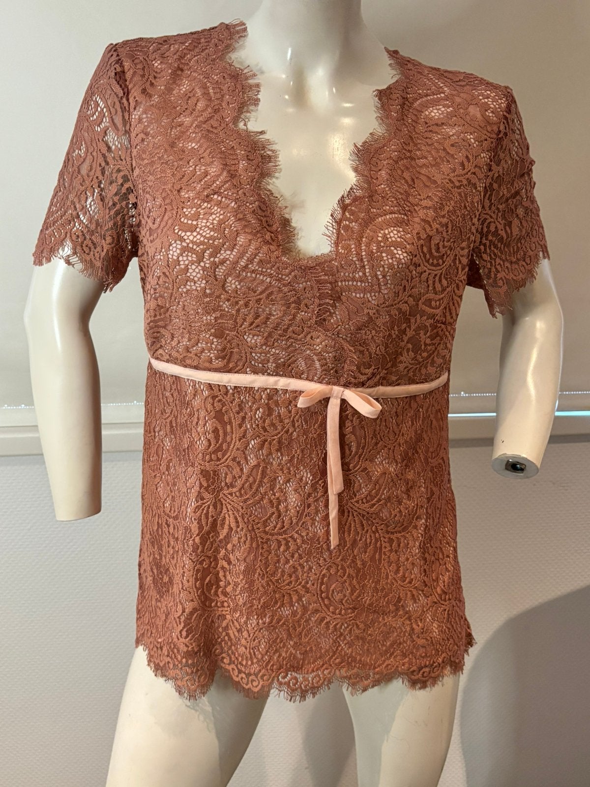 Twinset kanten top maat L, ., Maat 42/44 (L), Ophalen of Verzenden, Zo goed als nieuw