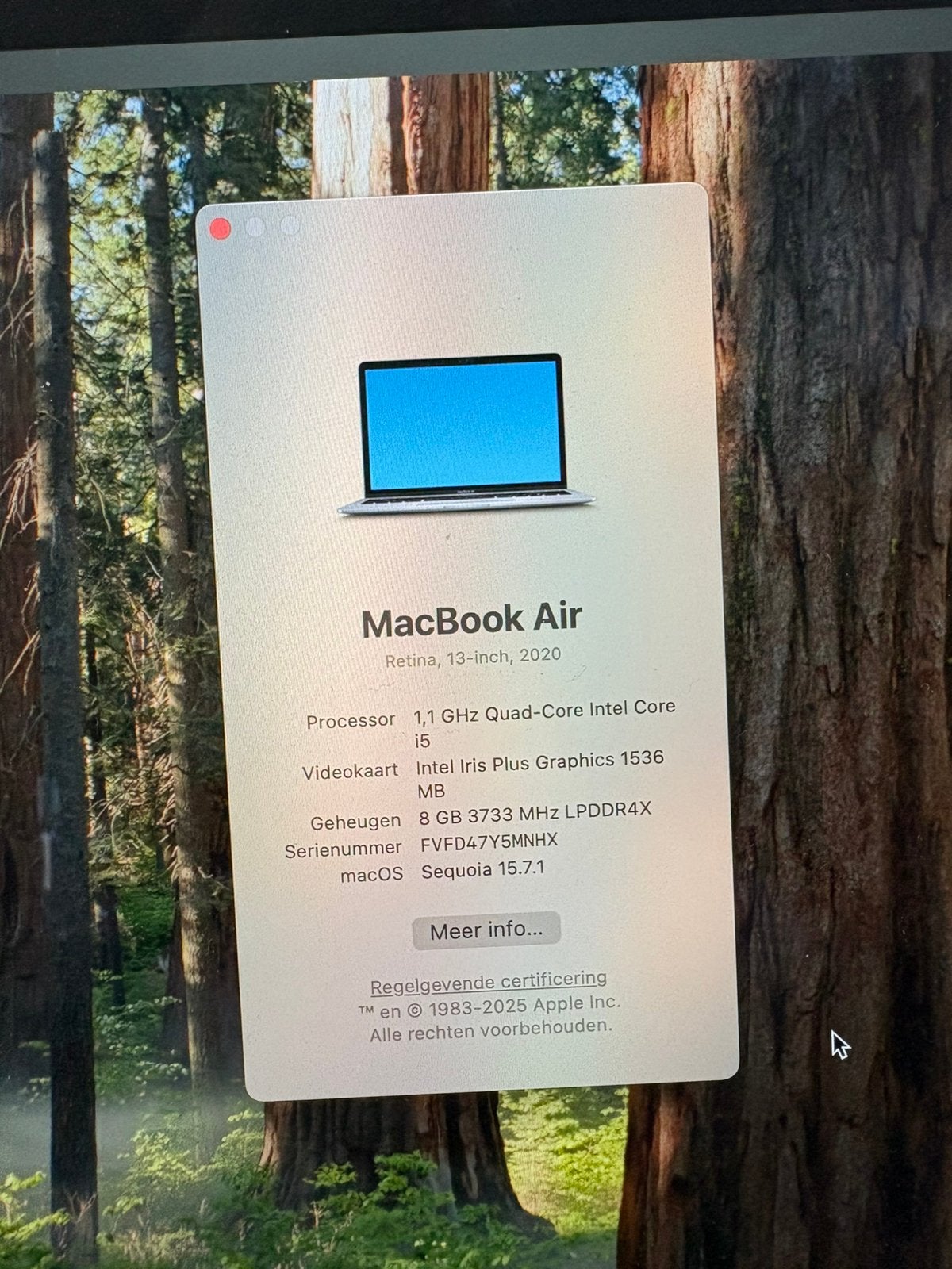 Foto 7 van MacBook Air 2020 13” Space Gray 1 van 2.