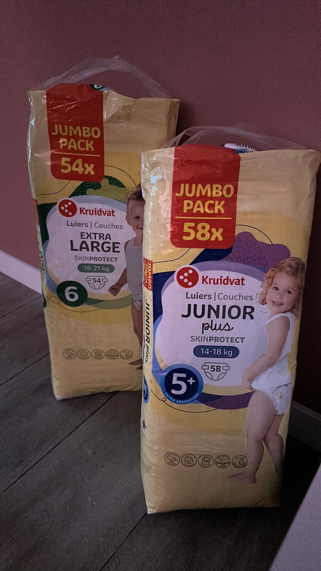 Kruitvat luiers maat 5+ & maat 6, Ophalen, Nieuw, Overige typen