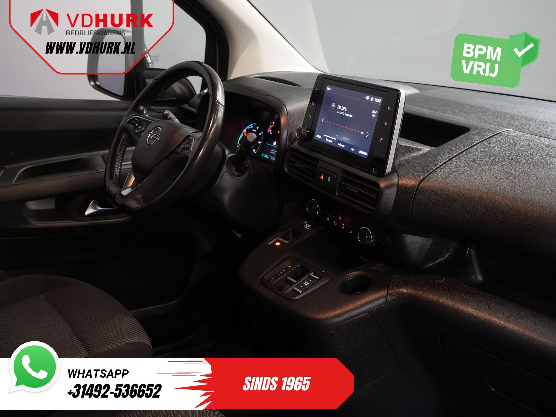 Opel Combo Electric 50kWh 285 WLTP 3 Pers/ Standkachel/ Snel, Auto's, Gebruikt, 750 kg, Wit, Origineel Nederlands