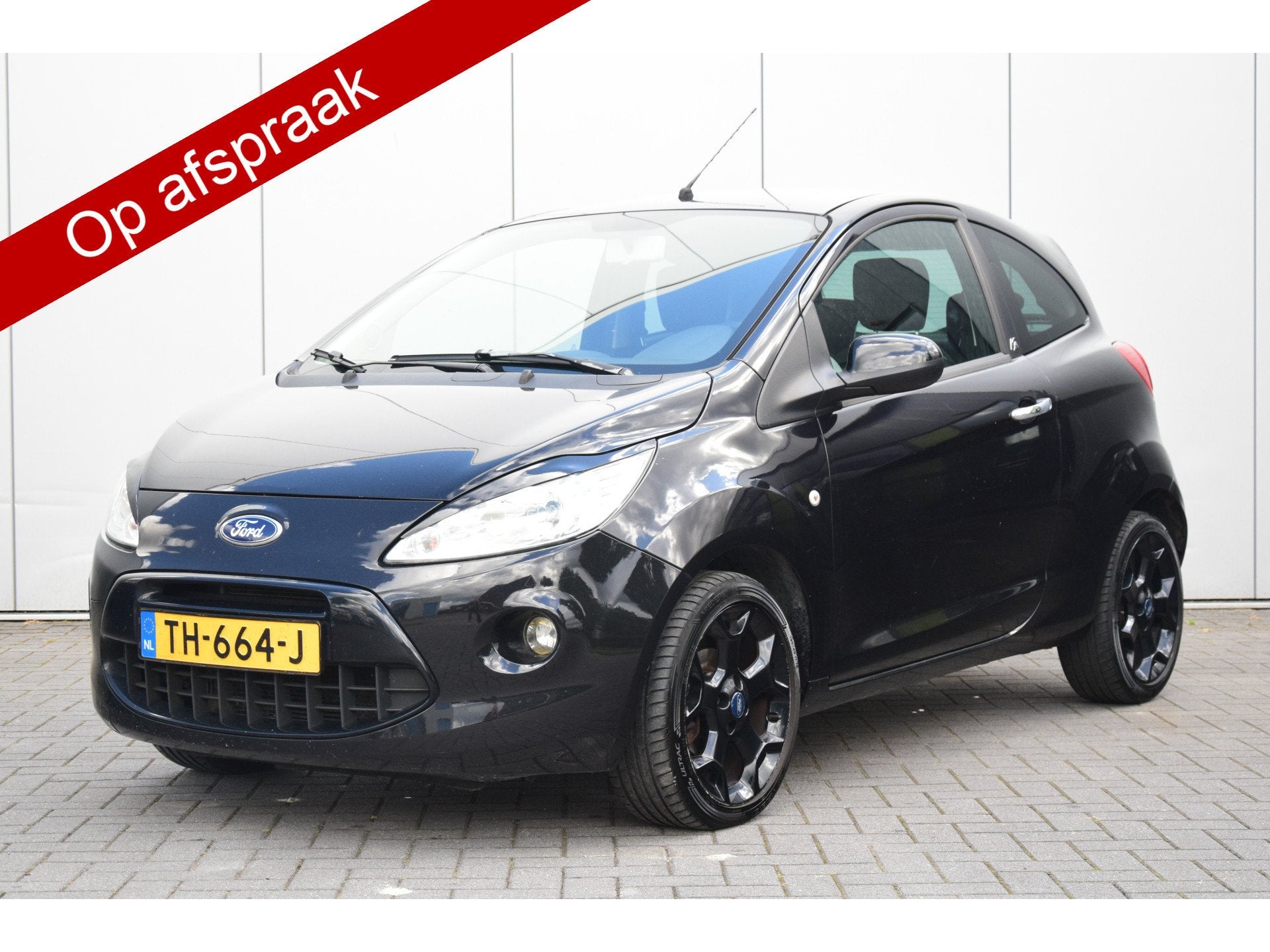 Ford Ka 1.2 Metal start/stop Airco Priv/Glass Lmv (bj 2012), Auto's, Voorwielaandrijving, Euro 5, Stof, Gebruikt