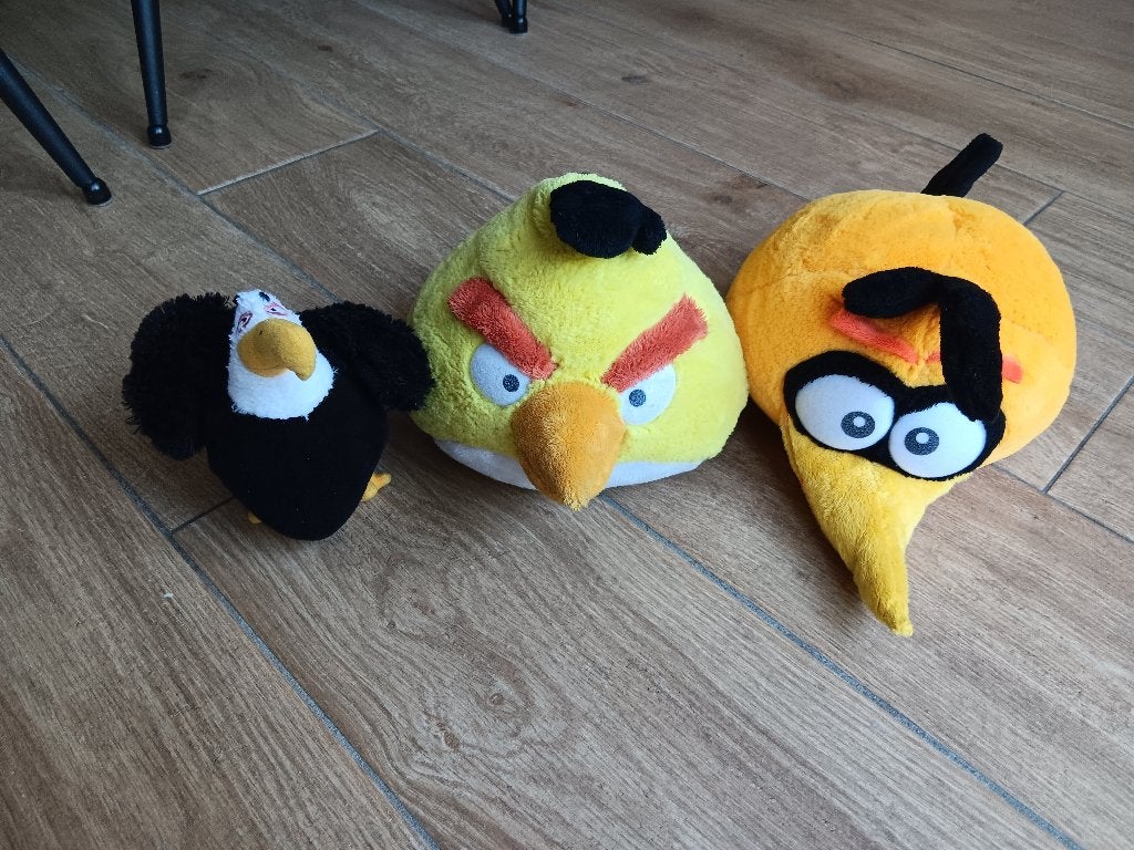 Angry Birds knuffels, Kinderen en Baby's, Speelgoed | Knuffels en Pluche, Overige typen, Ophalen of Verzenden, Zo goed als nieuw