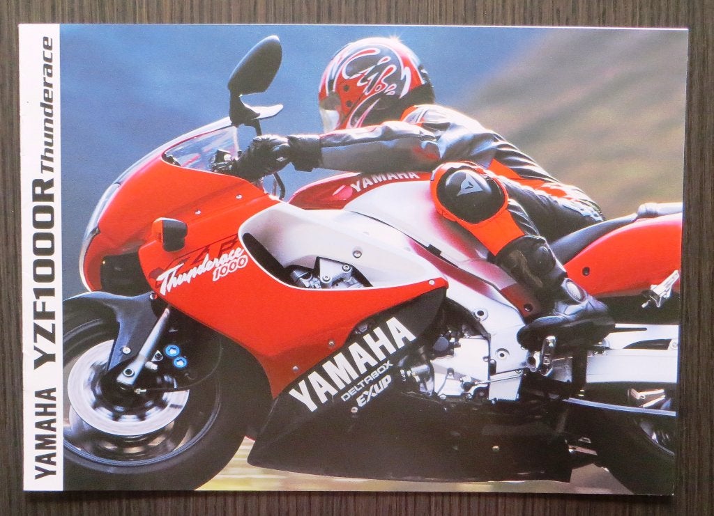 Folder Yamaha YZF 1000 R Thunderace - 1997 - 8 blz (Engels), Verzenden, Yamaha