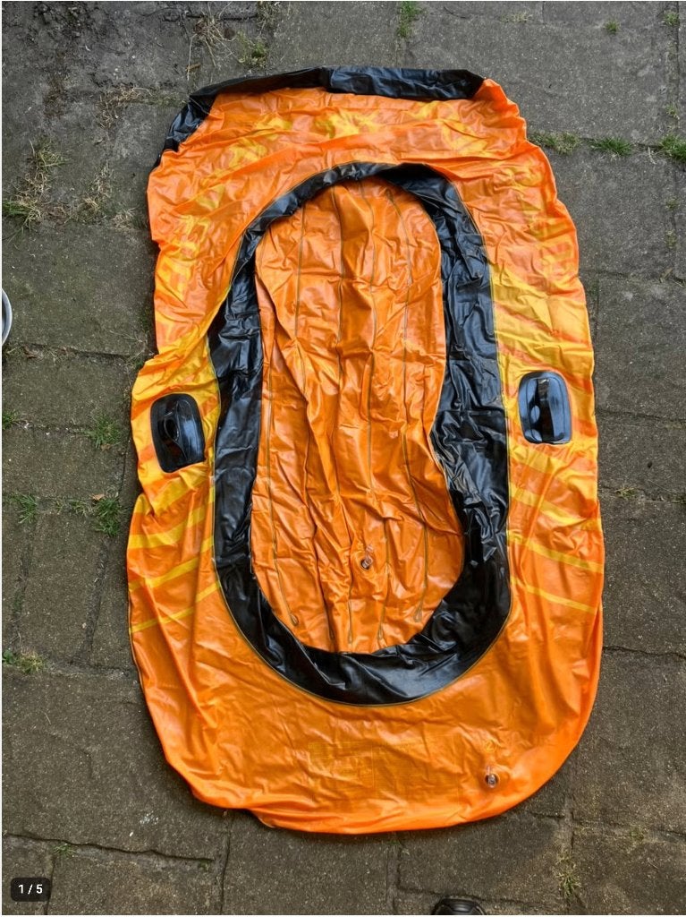 Leuk opblaasbootje, Kinderen en Baby's, Speelgoed | Buiten | Opblaasfiguren, Ophalen of Verzenden, Zo goed als nieuw